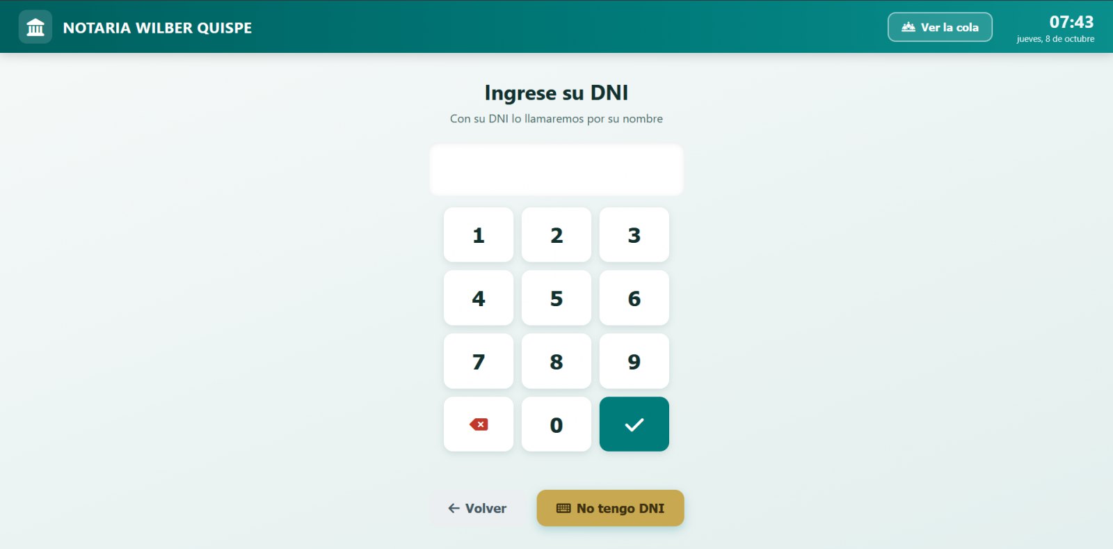 3 · Ingrese su DNI