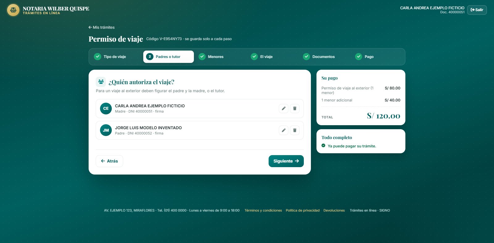 Permiso de viaje: quién autoriza